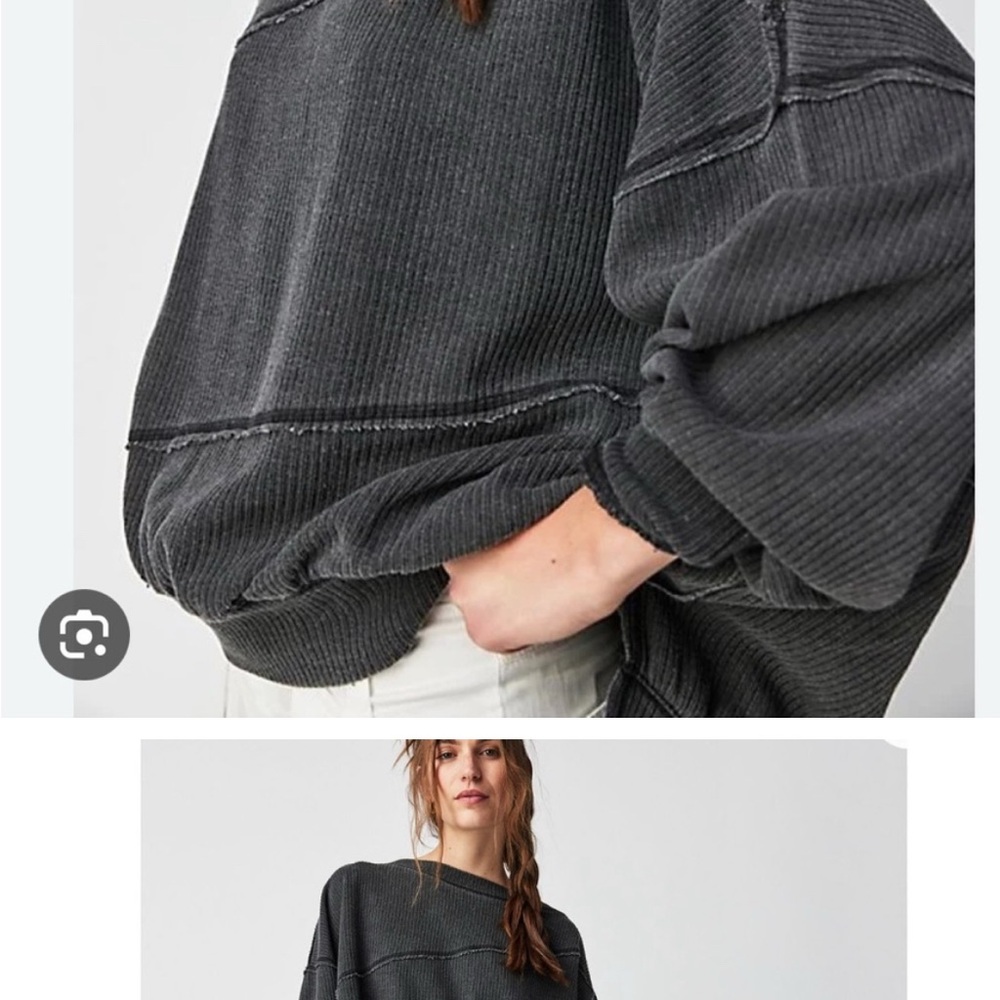 We The Free Dark Gray Women's Sweater